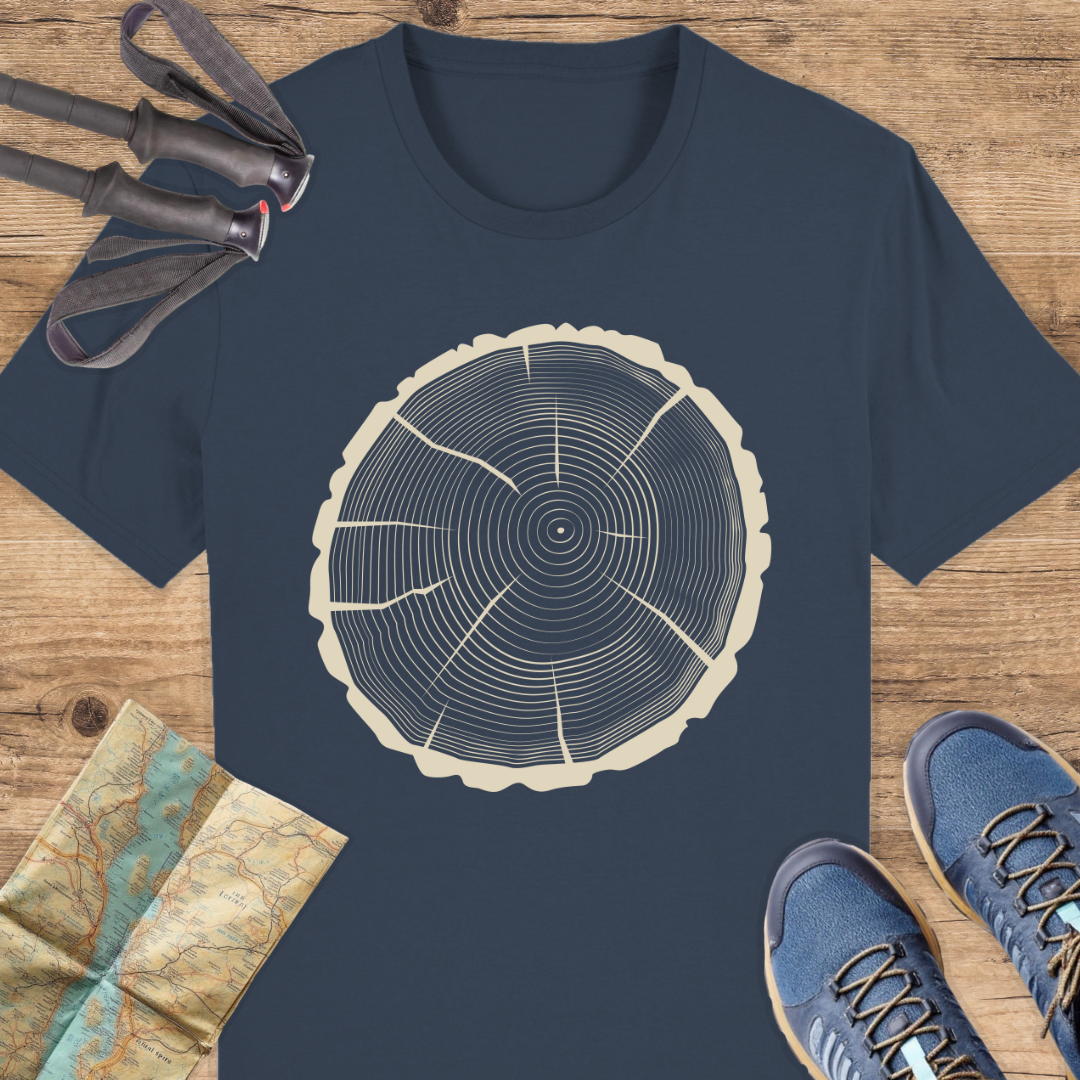 Unisex Bio T-Shirt Baum Jahresringe