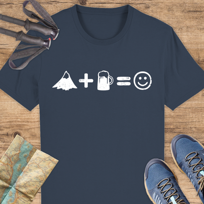Unisex Bio T-Shirt Berge und Bier