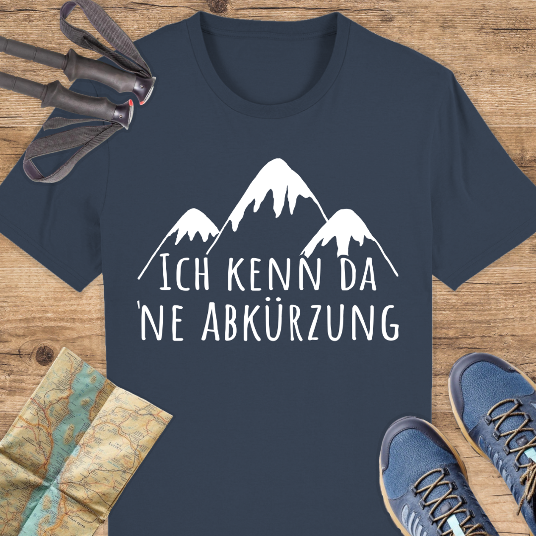 Unisex Bio T-Shirt Ich kenn da ne Abkürzung