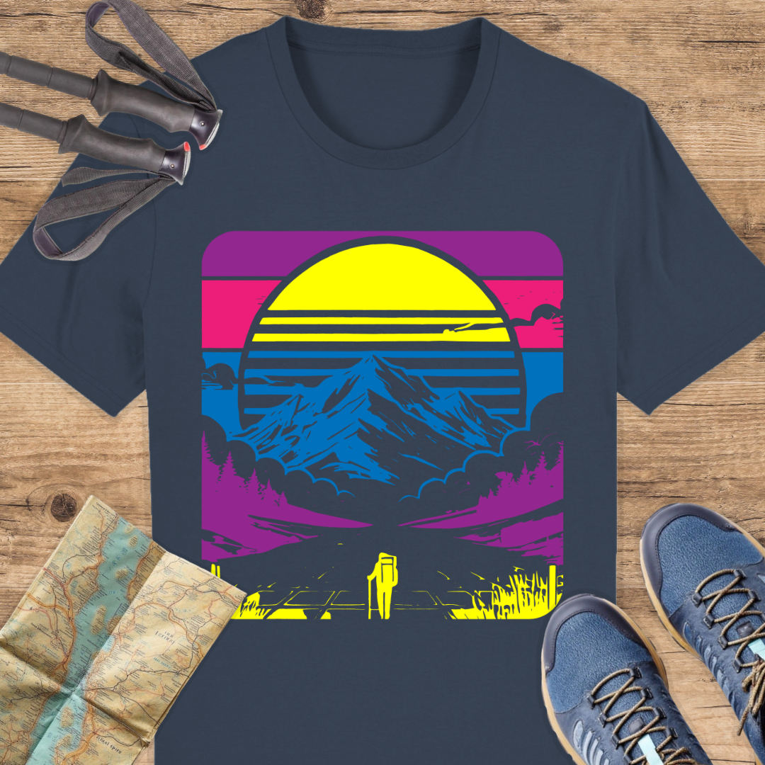 Unisex Bio T-Shirt Vintage Berge