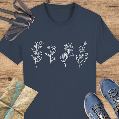 Unisex Bio T-Shirt Blumen