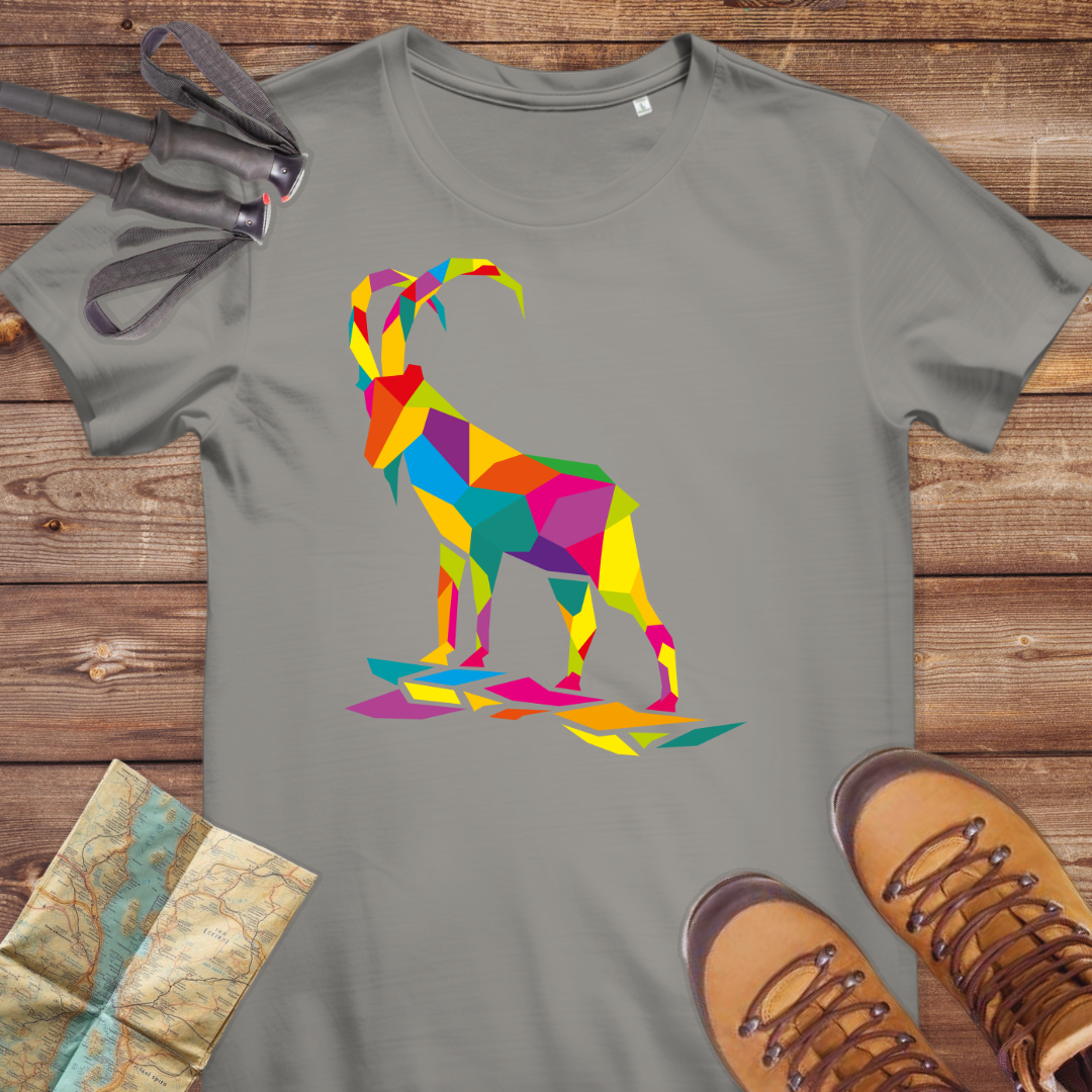 Damen Medium Fit Bio T-Shirt Steinbock