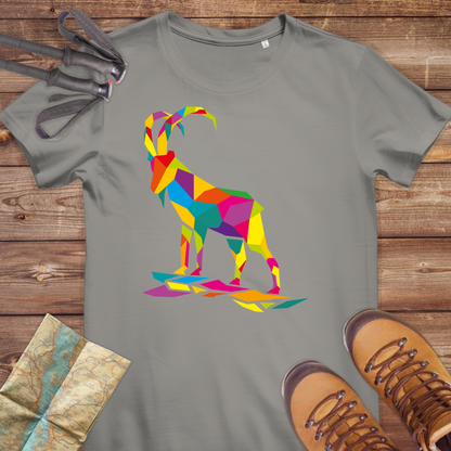 Damen Medium Fit Bio T-Shirt Steinbock