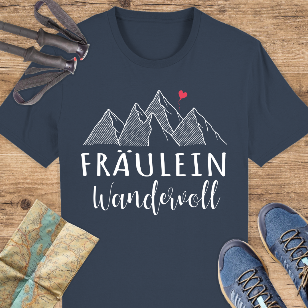 Unisex Bio T-Shirt Fräulein wandervoll