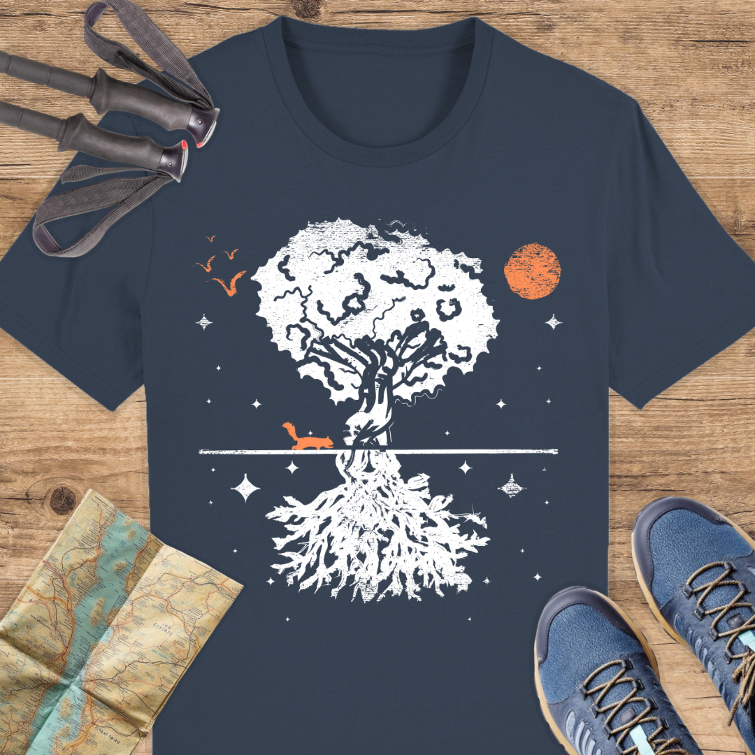 Unisex Bio T-Shirt mystischer baum