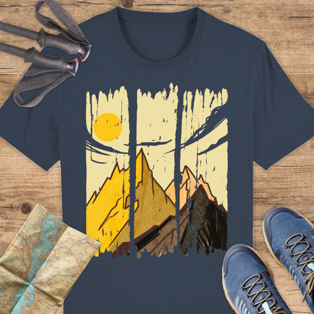 Unisex Bio T-Shirt Vintage Berge