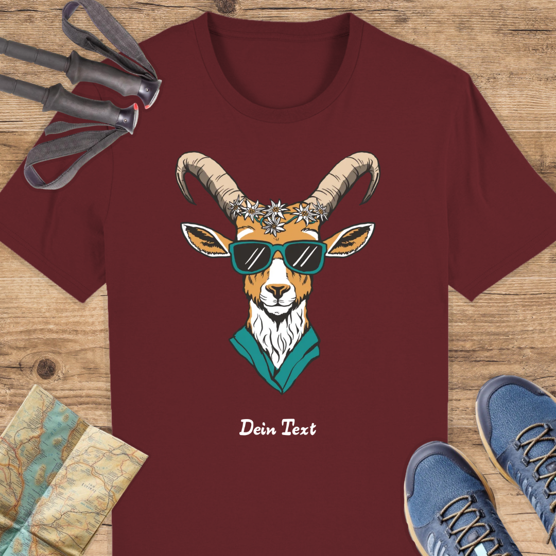 Unisex Bio T-Shirt Personalisierter Steinbock