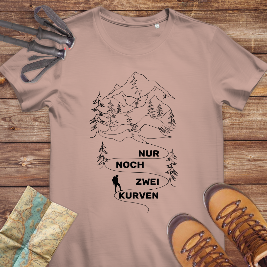 Damen Medium Fit Bio T-Shirt Nur noch zwei kurven