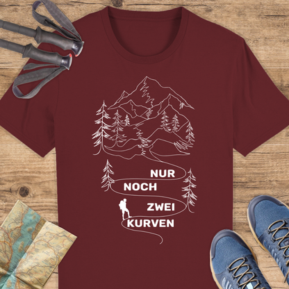 Unisex Bio T-Shirt Nur noch zwei kurven