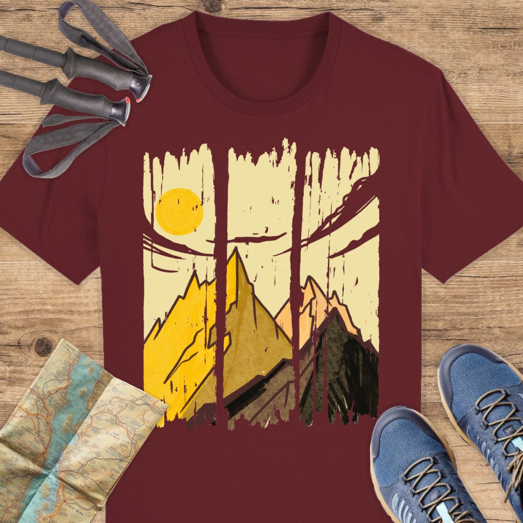 Unisex Bio T-Shirt Vintage Berge