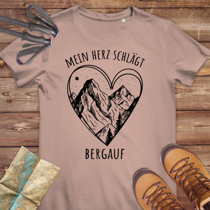 Damen Medium Fit Bio T-Shirt Mein Herz