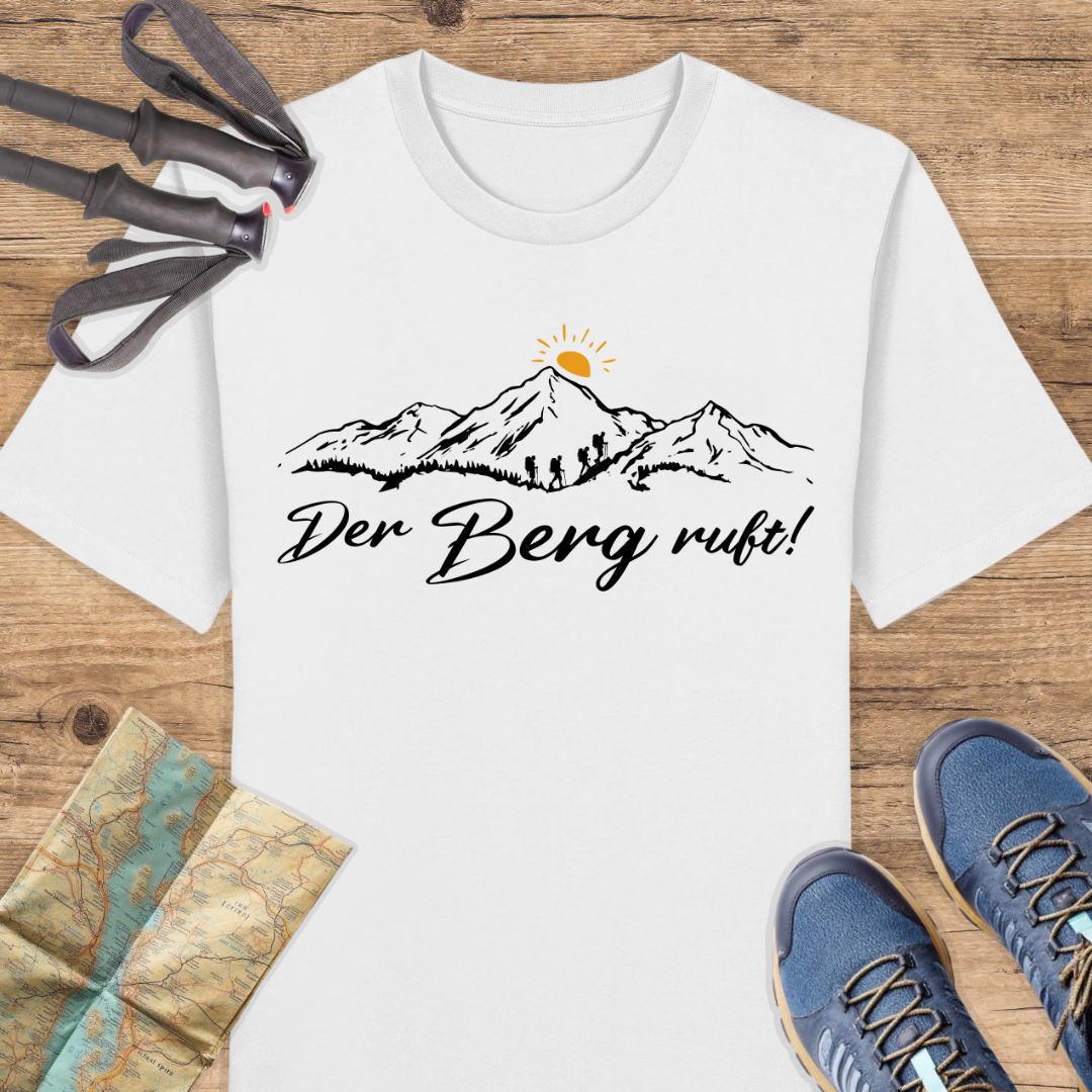 Unisex Bio T-Shirt T-Shirt Der Berg ruft