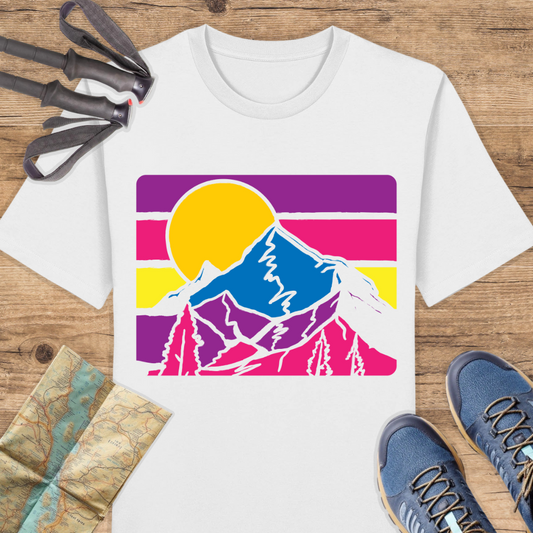Unisex Bio T-Shirt Vintage Berge