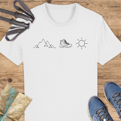 Unisex Bio T-Shirt Wander Symbole