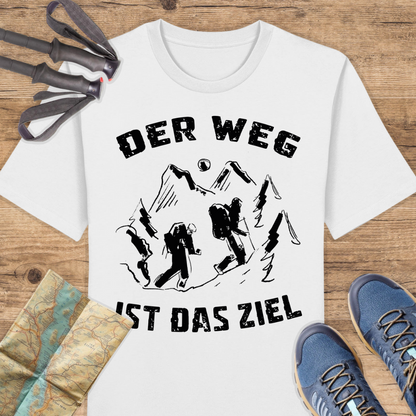 Unisex Bio T-Shirt Der Weg ist das ziel