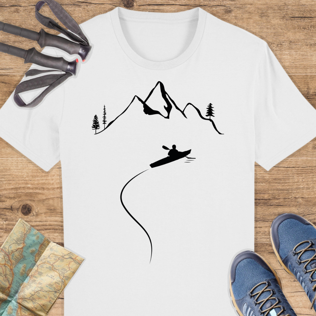 Unisex Bio T-Shirt Kayak Berge
