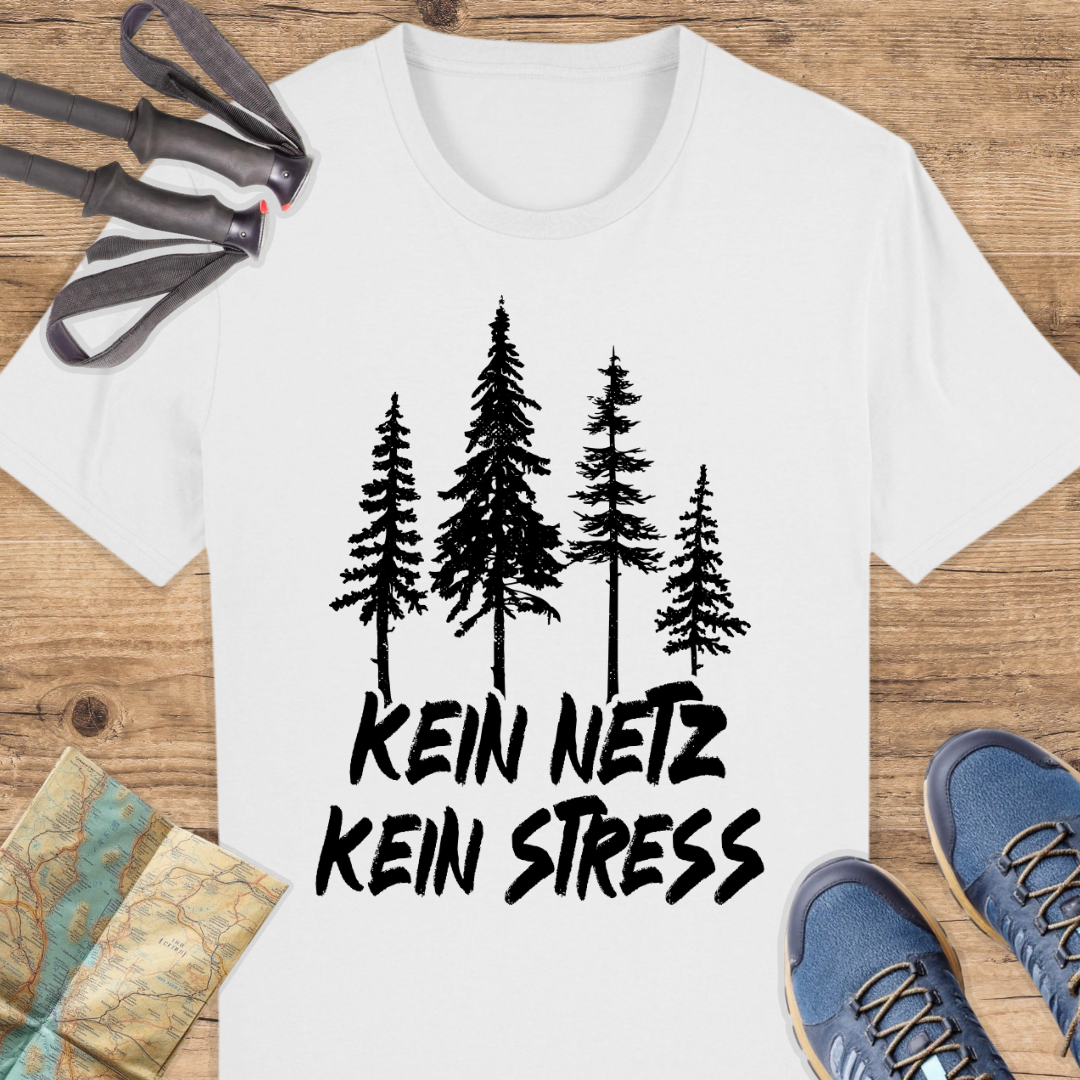 Unisex Bio T-Shirt Kein Stress