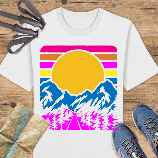 Unisex Bio T-Shirt Vintage Berge