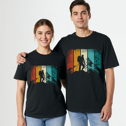 Unisex Bio T-Shirt Vintage Wandern