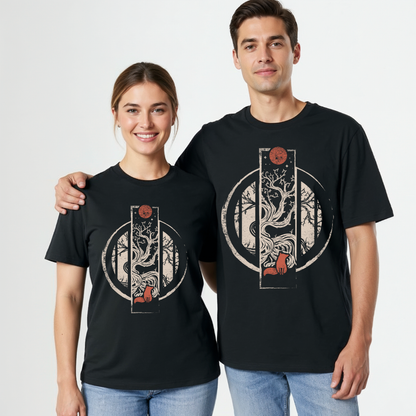 Unisex Bio T-Shirt Fuchs Baum