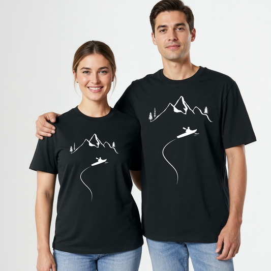 Unisex Bio T-Shirt Kayak Berge
